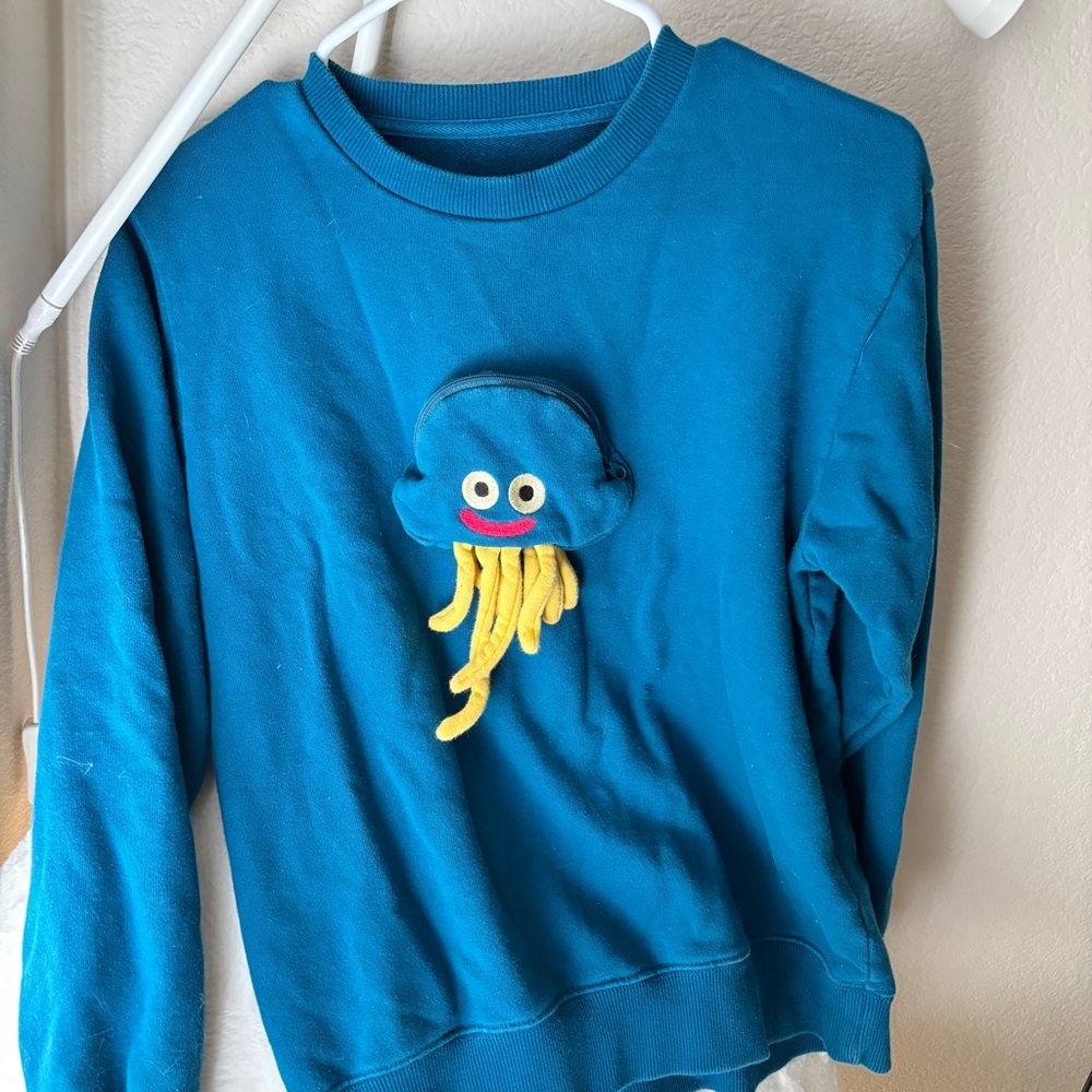 Graniph x Dragon Quest Teal Sweatshirt from Japan